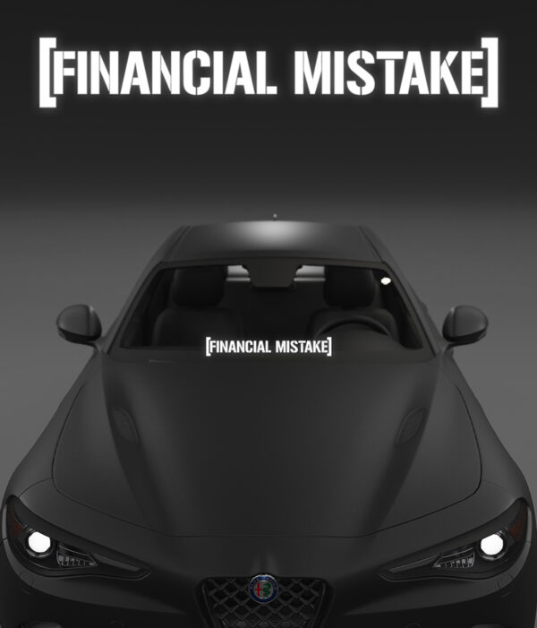 Pegatina FinancialMistake